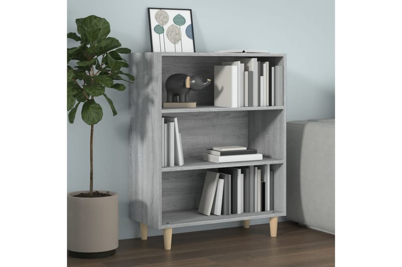 beBasic Skjenk grå sonoma 69,5x32,5x90 cm konstruert tre - GrÃ¥ - Oppbevaring - Oppbevaringsmøbler - Sideboard & skjenker