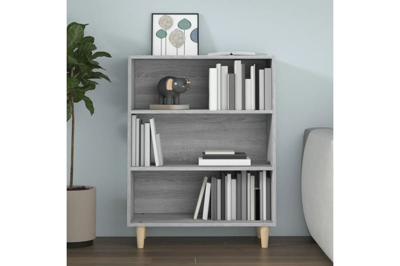 beBasic Skjenk grå sonoma 69,5x32,5x90 cm konstruert tre - GrÃ¥ - Oppbevaring - Oppbevaringsmøbler - Sideboard & skjenker