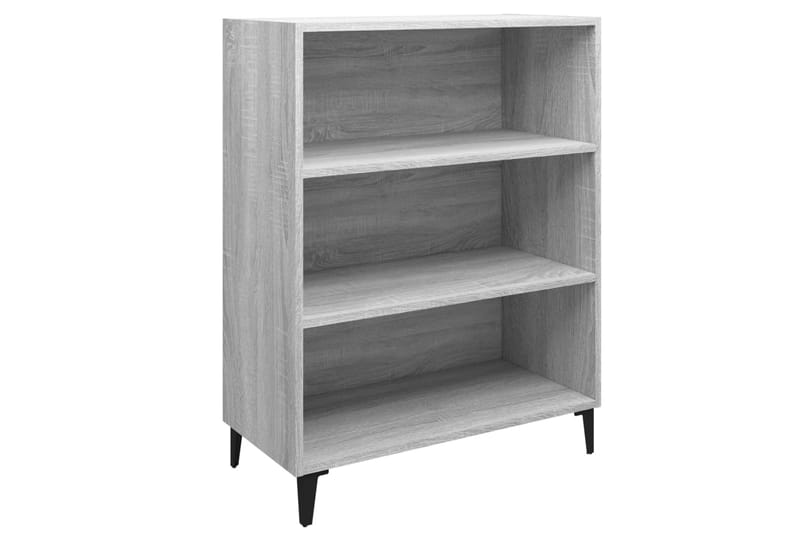 beBasic Skjenk grå sonoma 69,5x32,5x90 cm konstruert tre - GrÃ¥ - Oppbevaring - Oppbevaringsmøbler - Sideboard & skjenker