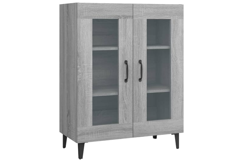 beBasic Skjenk grå sonoma 69,5x34x90 cm konstruert tre - GrÃ¥ - Oppbevaring - Oppbevaringsmøbler - Sideboard & skjenker