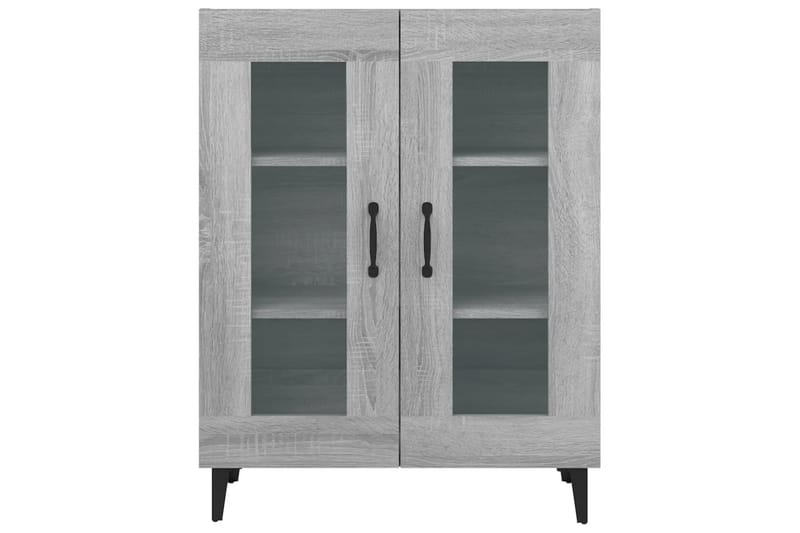 beBasic Skjenk grå sonoma 69,5x34x90 cm konstruert tre - GrÃ¥ - Oppbevaring - Oppbevaringsmøbler - Sideboard & skjenker