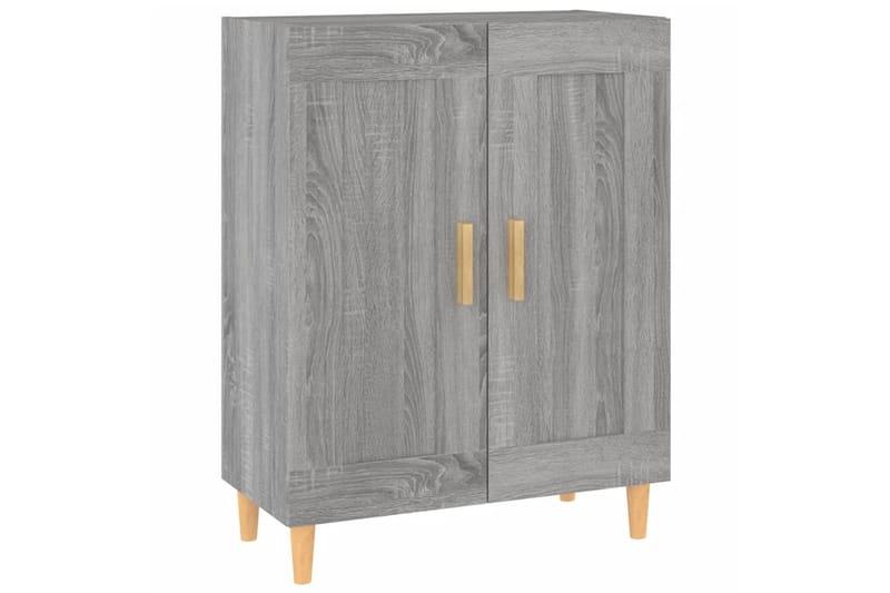 beBasic Skjenk grå sonoma 69,5x34x90 cm konstruert tre - GrÃ¥ - Oppbevaring - Oppbevaringsmøbler - Sideboard & skjenker