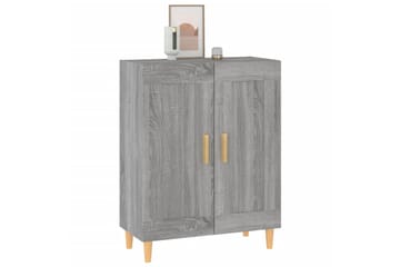 beBasic Skjenk grå sonoma 69,5x34x90 cm konstruert tre - GrÃ¥ - Oppbevaring - Oppbevaringsmøbler - Sideboard & skjenker