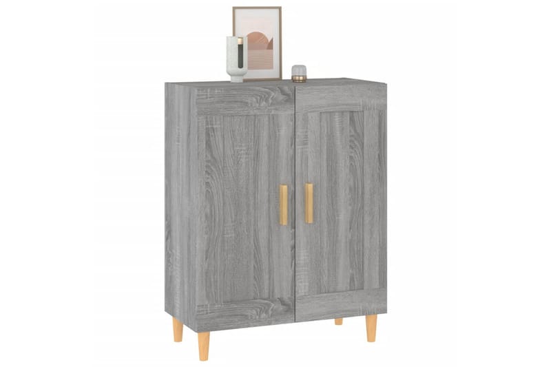 beBasic Skjenk grå sonoma 69,5x34x90 cm konstruert tre - GrÃ¥ - Oppbevaring - Oppbevaringsmøbler - Sideboard & skjenker