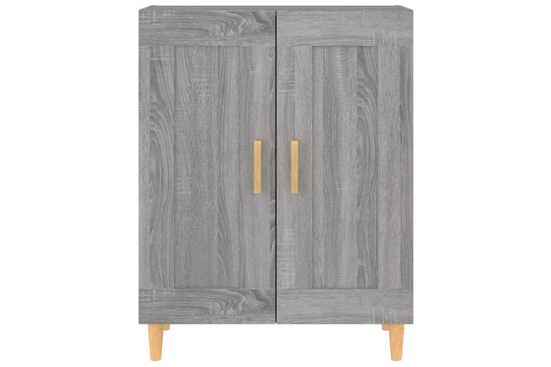 beBasic Skjenk grå sonoma 69,5x34x90 cm konstruert tre - GrÃ¥ - Oppbevaring - Oppbevaringsmøbler - Sideboard & skjenker