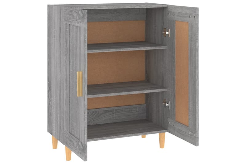 beBasic Skjenk grå sonoma 69,5x34x90 cm konstruert tre - GrÃ¥ - Oppbevaring - Oppbevaringsmøbler - Sideboard & skjenker