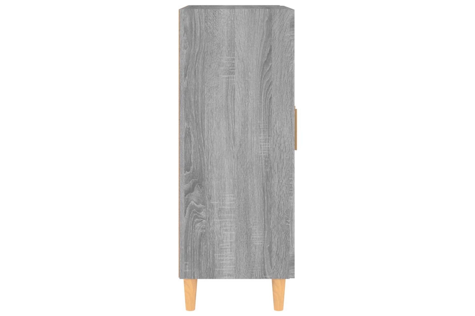 beBasic Skjenk grå sonoma 69,5x34x90 cm konstruert tre - GrÃ¥ - Oppbevaring - Oppbevaringsmøbler - Sideboard & skjenker