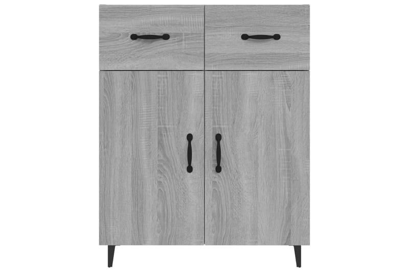 beBasic Skjenk grå sonoma 69,5x34x90 cm konstruert tre - GrÃ¥ - Oppbevaring - Oppbevaringsmøbler - Sideboard & skjenker