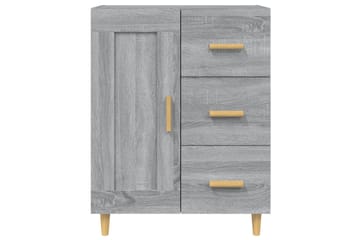 beBasic Skjenk grå sonoma 69,5x34x90 cm konstruert tre - GrÃ¥ - Oppbevaring - Oppbevaringsmøbler - Sideboard & skjenker