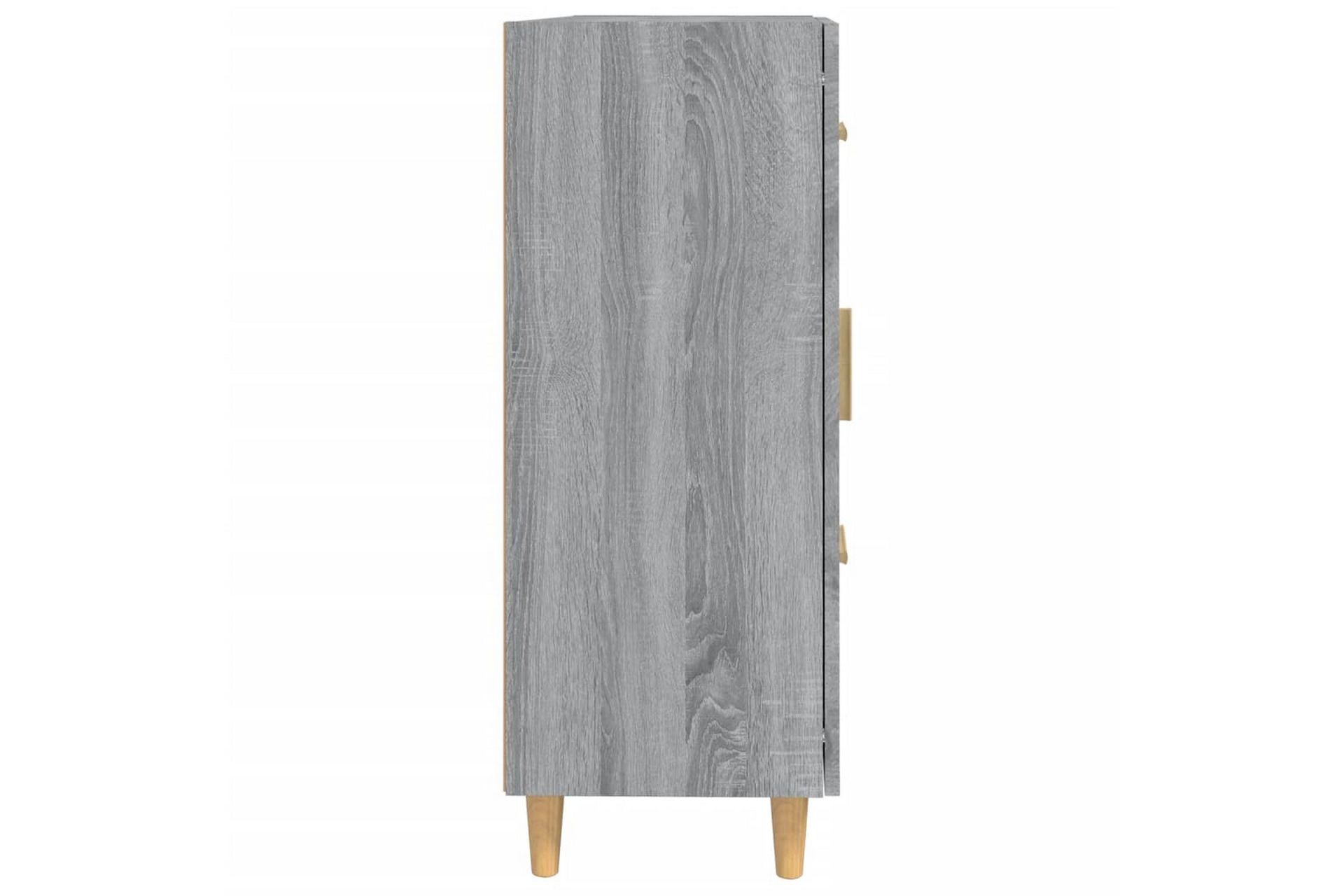 beBasic Skjenk grå sonoma 69,5x34x90 cm konstruert tre - GrÃ¥ - Oppbevaring - Oppbevaringsmøbler - Sideboard & skjenker