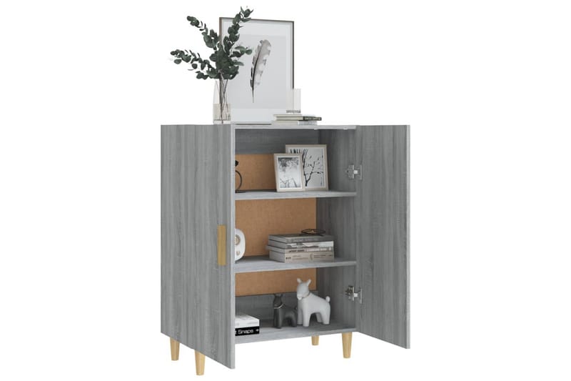 beBasic Skjenk grå sonoma 70x34x90 cm konstruert tre - GrÃ¥ - Sideboard & skjenker