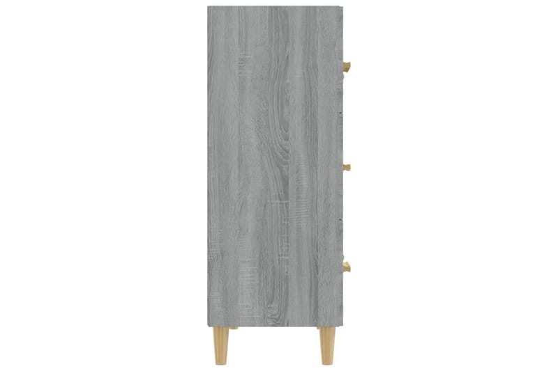 beBasic Skjenk grå sonoma 70x34x90 cm konstruert tre - GrÃ¥ - Oppbevaring - Oppbevaringsmøbler - Sideboard & skjenker