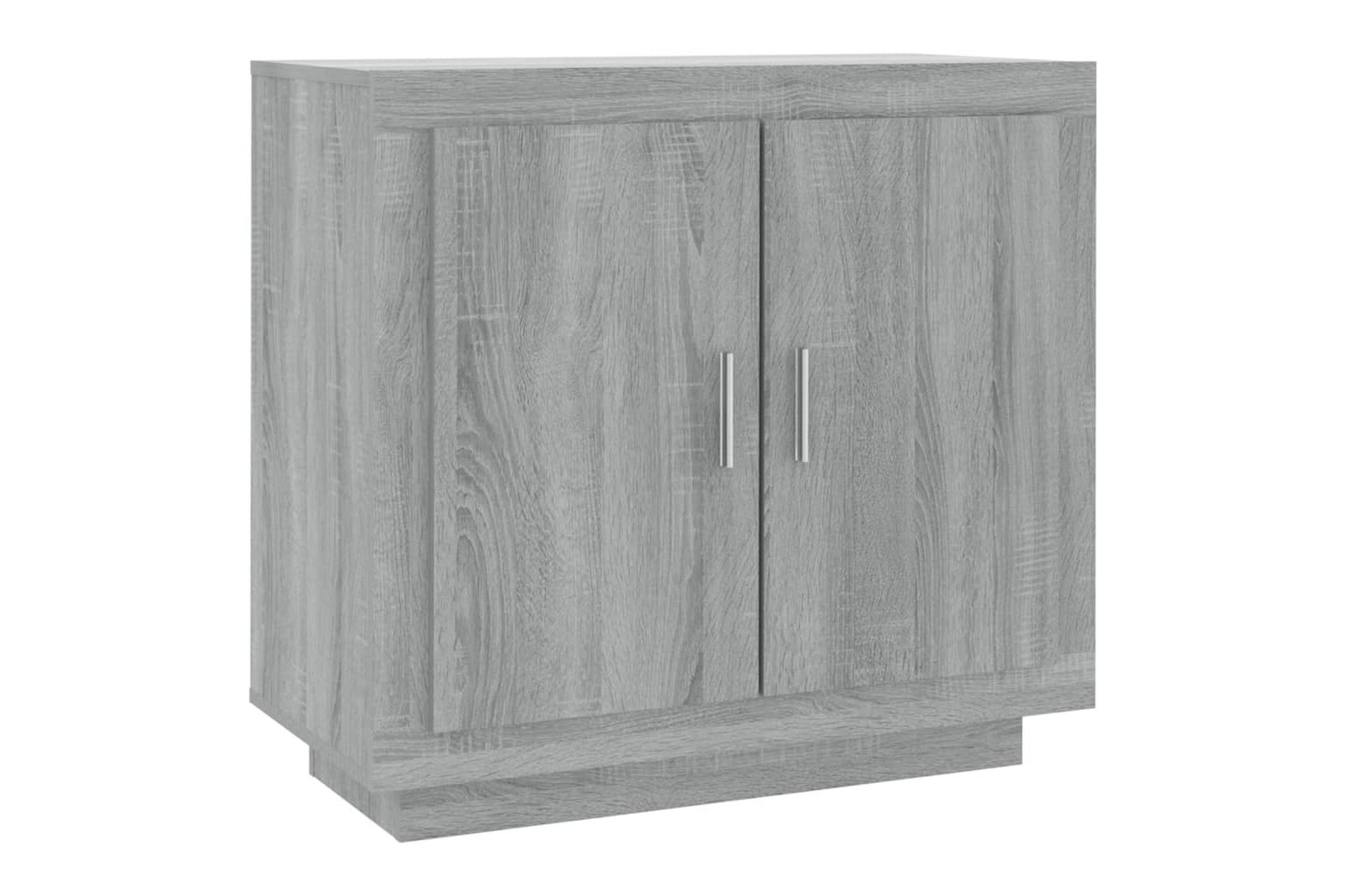 beBasic Skjenk grå sonoma 80x40x75 cm konstruert tre - GrÃ¥ - Oppbevaring - Oppbevaringsmøbler - Sideboard & skjenker