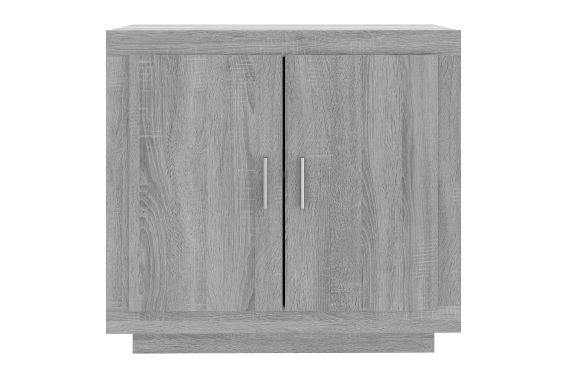 beBasic Skjenk grå sonoma 80x40x75 cm konstruert tre - GrÃ¥ - Oppbevaring - Oppbevaringsmøbler - Sideboard & skjenker