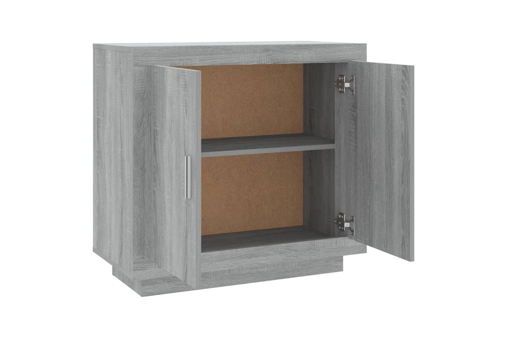 beBasic Skjenk grå sonoma 80x40x75 cm konstruert tre - GrÃ¥ - Oppbevaring - Oppbevaringsmøbler - Sideboard & skjenker