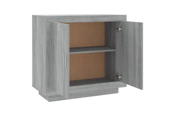 beBasic Skjenk grå sonoma 80x40x75 cm konstruert tre - GrÃ¥ - Oppbevaring - Oppbevaringsmøbler - Sideboard & skjenker