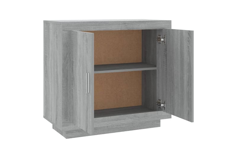 beBasic Skjenk grå sonoma 80x40x75 cm konstruert tre - GrÃ¥ - Oppbevaring - Oppbevaringsmøbler - Sideboard & skjenker
