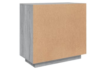 beBasic Skjenk grå sonoma 80x40x75 cm konstruert tre - GrÃ¥ - Oppbevaring - Oppbevaringsmøbler - Sideboard & skjenker