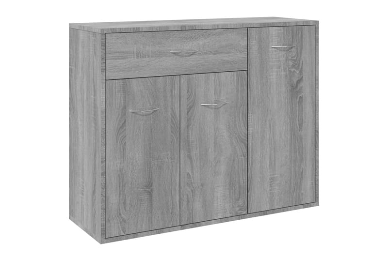 beBasic Skjenk grå sonoma 88x30x70 cm konstruert tre - GrÃ¥ - Sideboard & skjenker