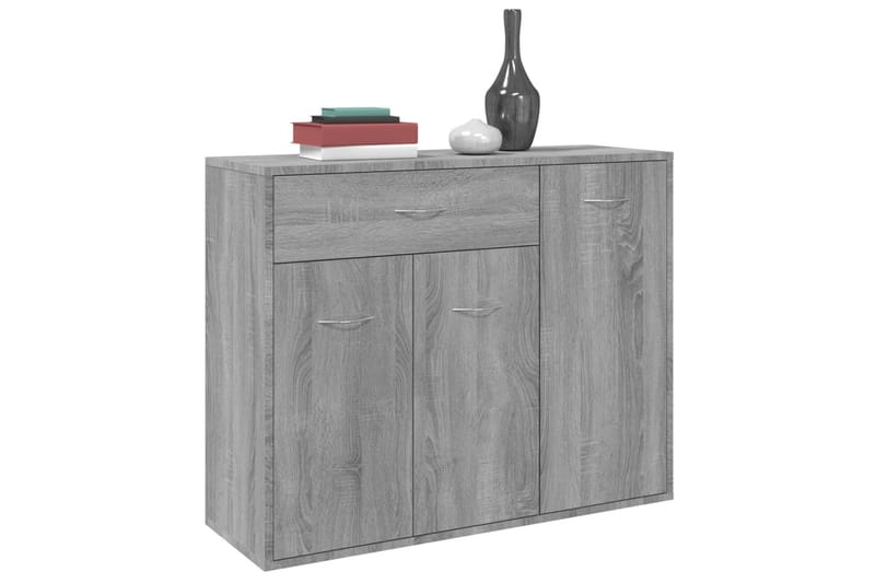 beBasic Skjenk grå sonoma 88x30x70 cm konstruert tre - GrÃ¥ - Oppbevaring - Oppbevaringsmøbler - Sideboard & skjenker