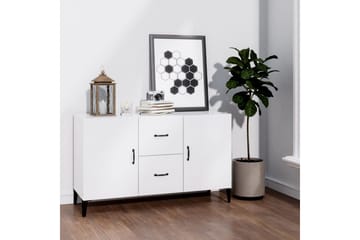 beBasic Skjenk høyglans hvit 100x36x60 cm konstruert tre - Hvit - Oppbevaring - Oppbevaringsmøbler - Sideboard & skjenker