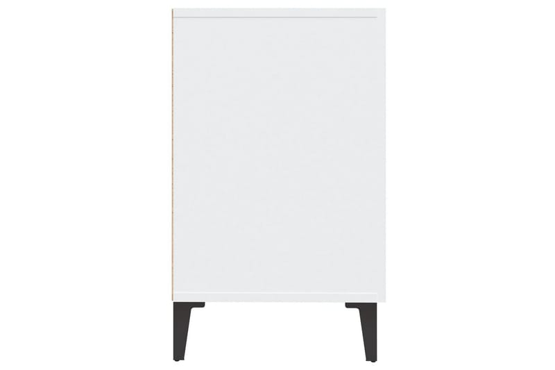 beBasic Skjenk høyglans hvit 100x36x60 cm konstruert tre - Hvit - Sideboard & skjenker