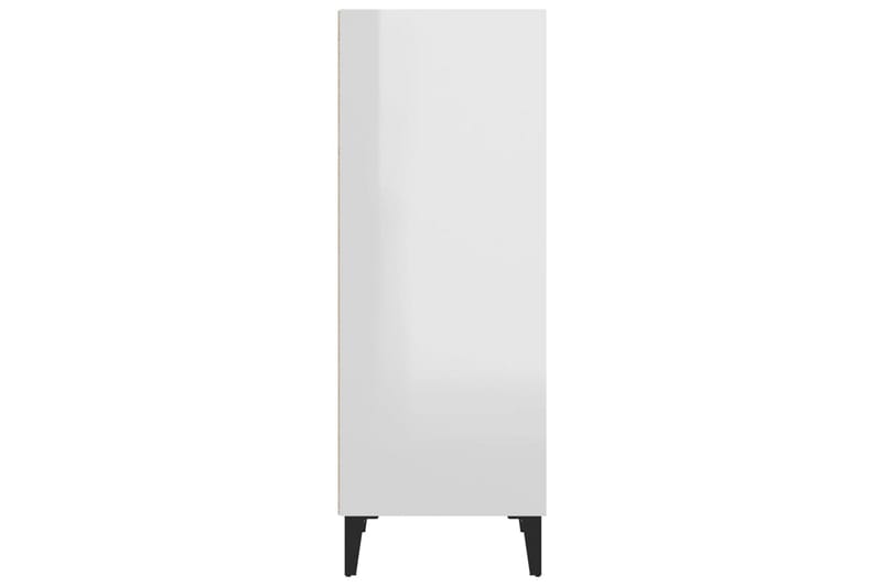 beBasic Skjenk høyglans hvit 34,5x32,5x90 cm konstruert tre - Hvit - Oppbevaring - Oppbevaringsmøbler - Sideboard & skjenker