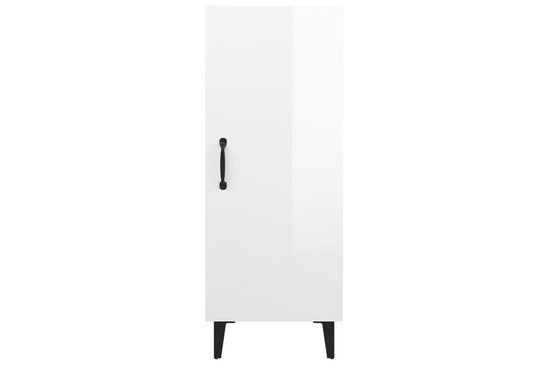 beBasic Skjenk høyglans hvit 34,5x34x90 cm konstruert tre - Hvit - Oppbevaring - Oppbevaringsmøbler - Sideboard & skjenker