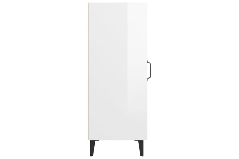 beBasic Skjenk høyglans hvit 34,5x34x90 cm konstruert tre - Hvit - Oppbevaring - Oppbevaringsmøbler - Sideboard & skjenker