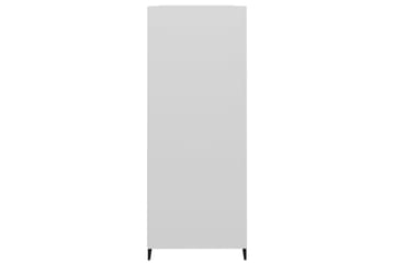 beBasic Skjenk høyglans hvit 69,5x32,5x90 cm konstruert tre - Hvit - Oppbevaring - Oppbevaringsmøbler - Sideboard & skjenker