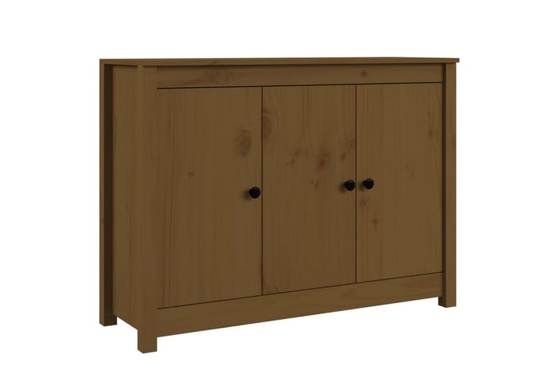 beBasic Skjenk honningbrun 100x35x74 cm heltre furu - Brun - Oppbevaring - Oppbevaringsmøbler - Sideboard & skjenker