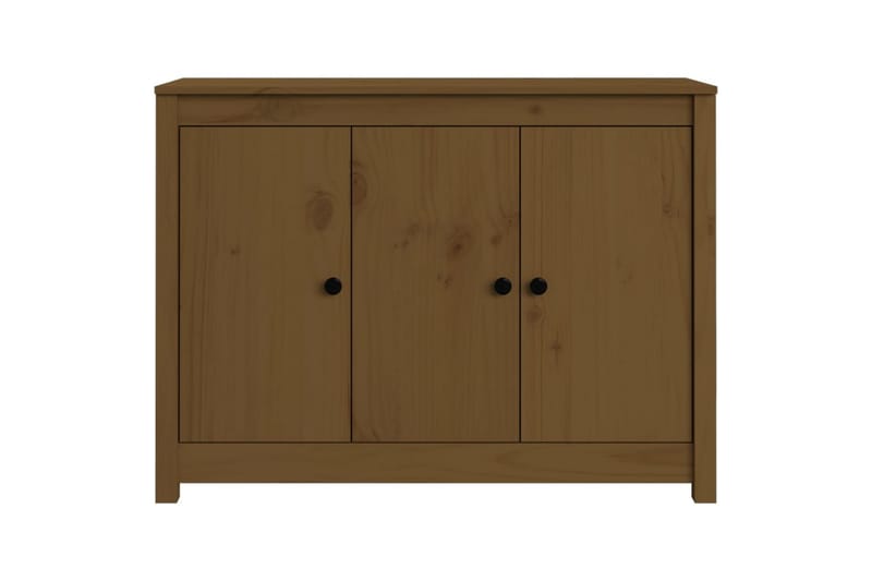 beBasic Skjenk honningbrun 100x35x74 cm heltre furu - Brun - Oppbevaring - Oppbevaringsmøbler - Sideboard & skjenker