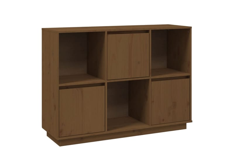 beBasic Skjenk honningbrun 110,5x35x80 heltre furu - Brun - Oppbevaring - Oppbevaringsmøbler - Sideboard & skjenker