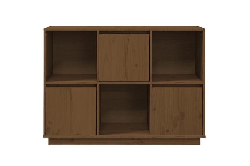 beBasic Skjenk honningbrun 110,5x35x80 heltre furu - Brun - Oppbevaring - Oppbevaringsmøbler - Sideboard & skjenker