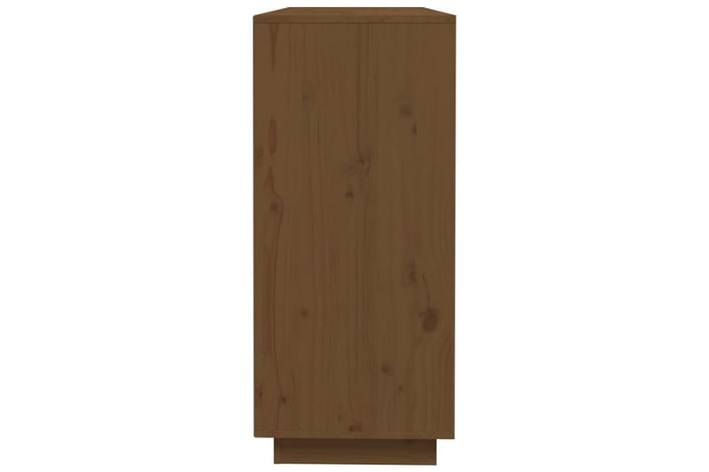beBasic Skjenk honningbrun 110,5x35x80 heltre furu - Brun - Oppbevaring - Oppbevaringsmøbler - Sideboard & skjenker