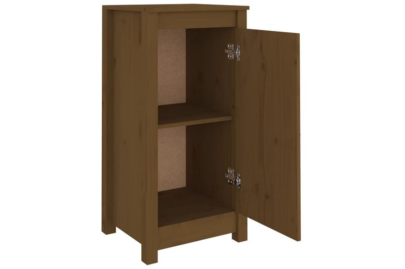 beBasic Skjenk honningbrun 40x35x80 heltre furu - Brun - Oppbevaring - Oppbevaringsmøbler - Sideboard & skjenker