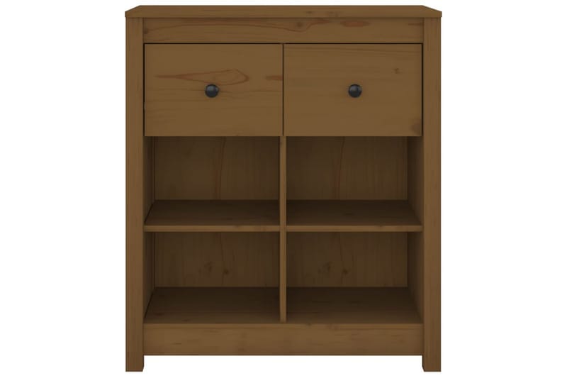 beBasic Skjenk honningbrun 70x35x80 heltre furu - Brun - Oppbevaring - Oppbevaringsmøbler - Sideboard & skjenker