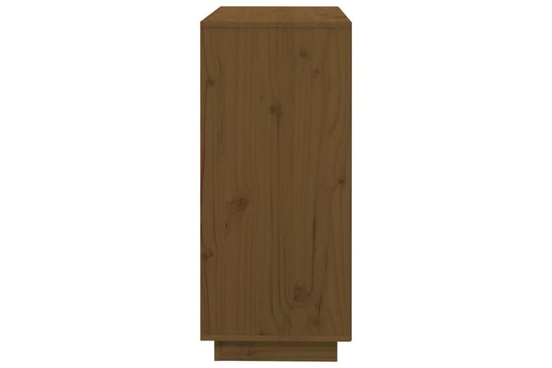 beBasic Skjenk honningbrun 74x35x80 heltre furu - Brun - Oppbevaring - Oppbevaringsmøbler - Sideboard & skjenker