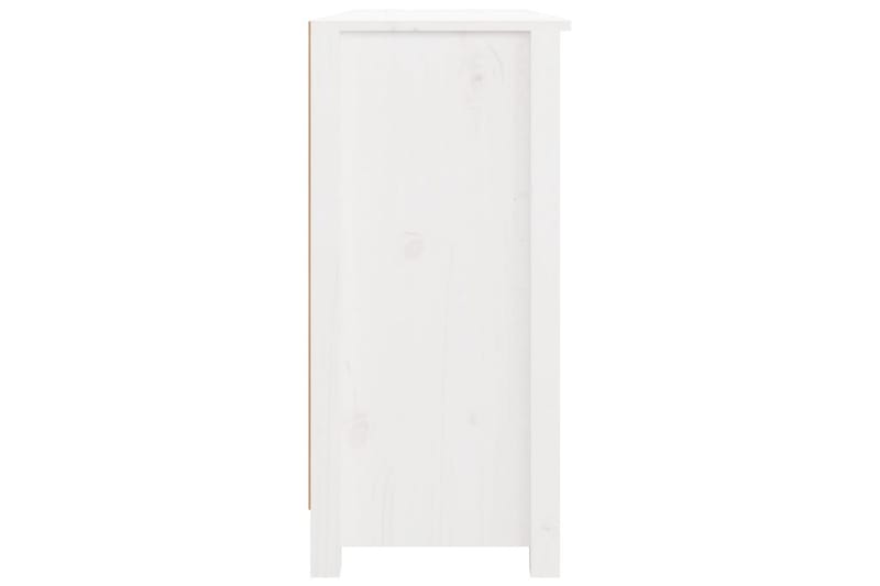 beBasic Skjenk hvit 100x35x74 cm heltre furu - Hvit - Oppbevaring - Oppbevaringsmøbler - Sideboard & skjenker