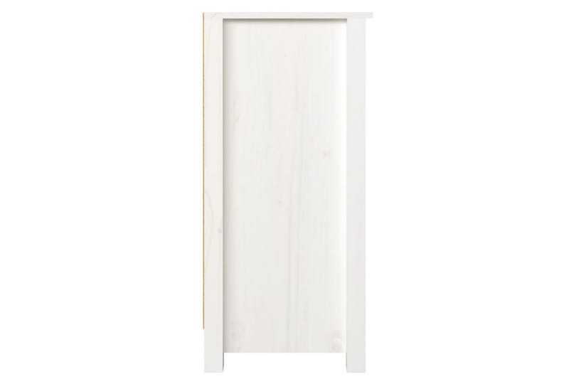 beBasic Skjenk hvit 100x35x74 cm heltre furu - Hvit - Oppbevaring - Oppbevaringsmøbler - Sideboard & skjenker
