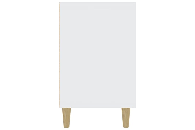 beBasic Skjenk hvit 100x36x60 cm konstruert tre - Hvit - Sideboard & skjenker