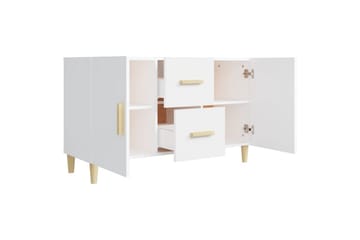beBasic Skjenk hvit 100x36x60 cm konstruert tre - Hvit - Oppbevaring - Oppbevaringsmøbler - Sideboard & skjenker