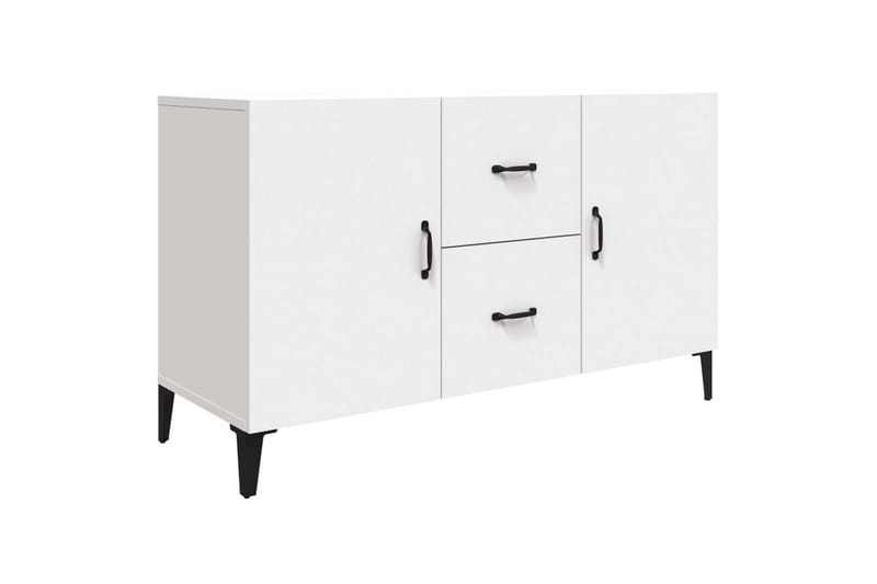 beBasic Skjenk hvit 100x36x60 cm konstruert tre - Hvit - Oppbevaring - Oppbevaringsmøbler - Sideboard & skjenker