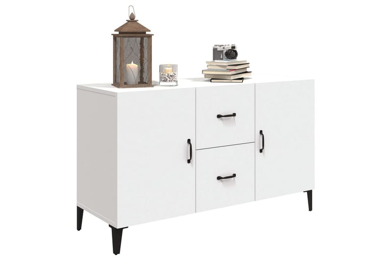 beBasic Skjenk hvit 100x36x60 cm konstruert tre - Hvit - Oppbevaring - Oppbevaringsmøbler - Sideboard & skjenker