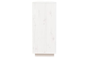 beBasic Skjenk hvit 110,5x35x80 cm heltre furu - Hvit - Oppbevaring - Oppbevaringsmøbler - Sideboard & skjenker
