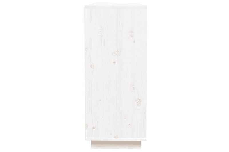 beBasic Skjenk hvit 110,5x35x80 cm heltre furu - Hvit - Oppbevaring - Oppbevaringsmøbler - Sideboard & skjenker