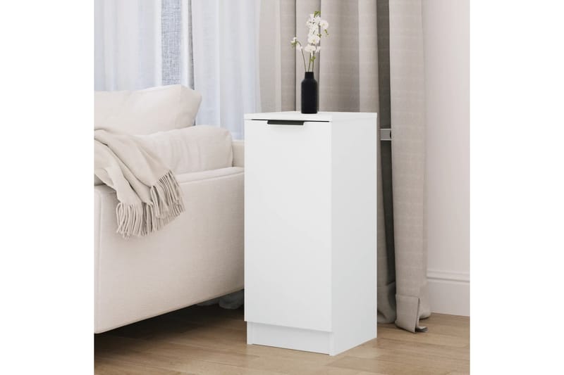 beBasic Skjenk hvit 30x30x70 cm konstruert tre - Hvit - Oppbevaring - Oppbevaringsmøbler - Sideboard & skjenker