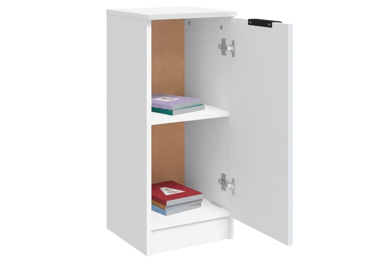 beBasic Skjenk hvit 30x30x70 cm konstruert tre - Hvit - Oppbevaring - Oppbevaringsmøbler - Sideboard & skjenker