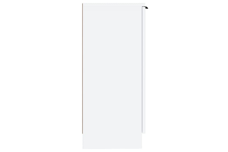 beBasic Skjenk hvit 30x30x70 cm konstruert tre - Hvit - Sideboard & skjenker
