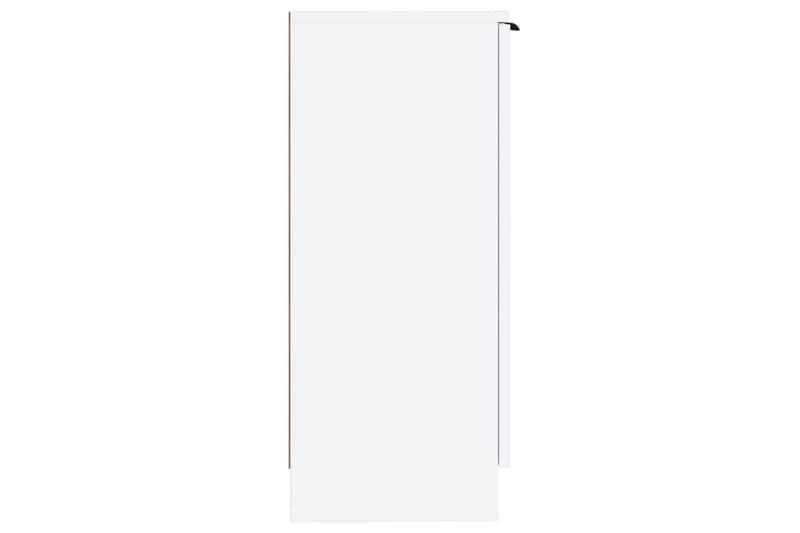 beBasic Skjenk hvit 30x30x70 cm konstruert tre - Hvit - Oppbevaring - Oppbevaringsmøbler - Sideboard & skjenker